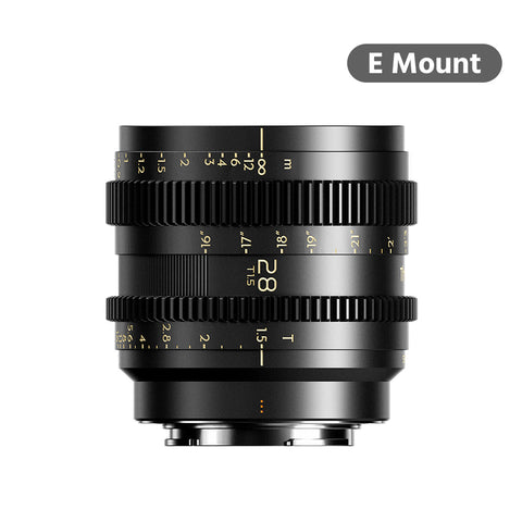 Thypoch Simera-C 28mm T1.5 FF Prime Cine Lens (E Mount)