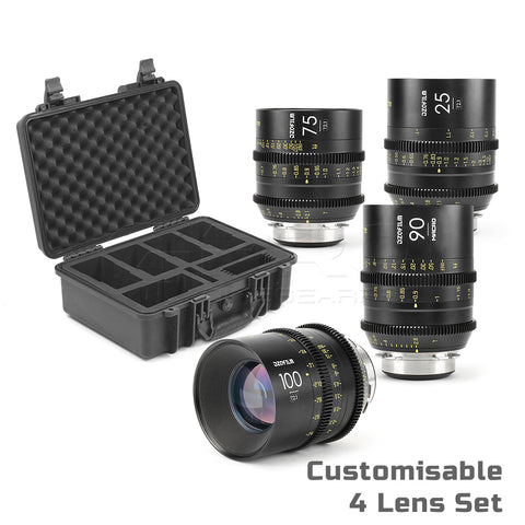 DZOFILM VESPID Customisable Prime Full Frame Cinema 4 Lens Set