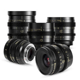 Thypoch Simera-C Full-frame cine 5-lens kit 21/28/35/50/75mm T1.5(E Mount)