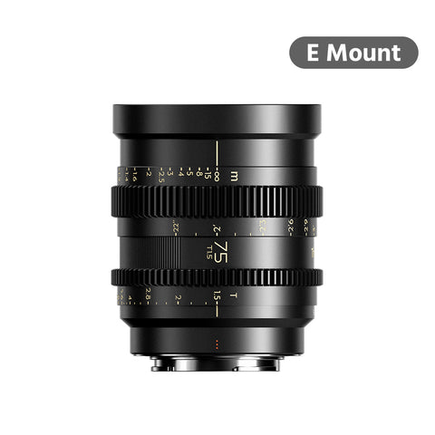 Thypoch Simera-C 75mm T1.5 FF Prime Cine Lens (E Mount)