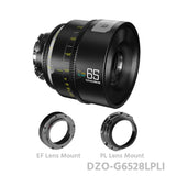 DZOFILM Gnosis 65mm T2.8 Macro 1.33:1 Prime Lens LPL+PL+EF Mount