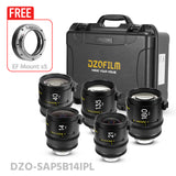 DZOFILM ARLES Super Speed 5-Lens Bundle Set B Vista Vision cinema prime lens PL&EF Mount