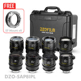 DZOFILM ARLES Super Speed 8-Lens Bundle Vista Vision cinema prime lens PL&EF Mount