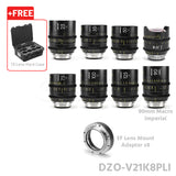 DZOFILM VESPID Prime Full Frame Cinema 8 Lens Set PL&EF interchangeable Mount