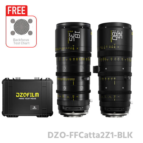 DZOFILM CATTA ZOOM FF 18-35/35-80mm T2.9 Cine 2-Lens Bundle (E/RF/L/Z/X, White/Black)