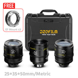 DZOFILM ARLES Super Speed 3-Lens Bundle Set Vista Vision cinema prime lens PL&EF Mount Customisable 3-Lens Set