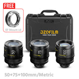 DZOFILM ARLES Super Speed 3-Lens Bundle Set Vista Vision cinema prime lens PL&EF Mount Customisable 3-Lens Set