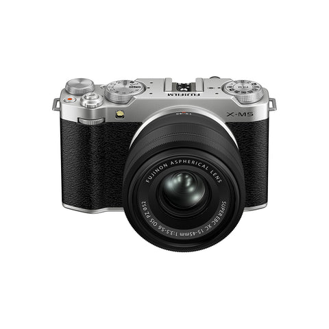 FUJIFILM X-M5 Mirrorless Camera with XC 15-45mm f/3.5-5.6 Lens