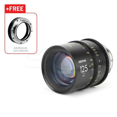 DZOFILM 125mm T2.1 VESPID Prime Full Frame Cinema Lens PL&EF interchangeable Mount