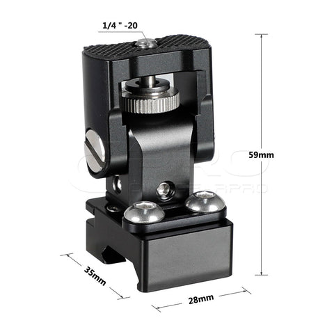 CGPro Camera Monitor Support Holder With 1/4