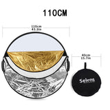 Selens Round 5-in-1 Reflector with Handle