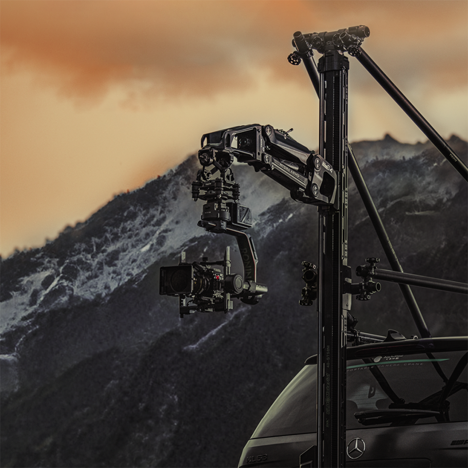 Tilta Hydra Arm Mini Cinema Camera Car Crane Pro Kit, V-Mount