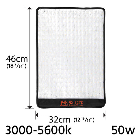 FalconEyes RX-12TD 50W Bi-Color Roll-Flex Flexible LED Panel