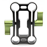 LanParte HRC-01 4 Hole Rod Raiser 15mm Rod Clamp Rod Clamps - CINEGEARPRO