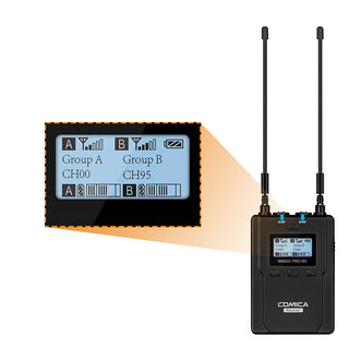 COMICA CVM WM200 PRO UHF Metal Dual channel Wireless