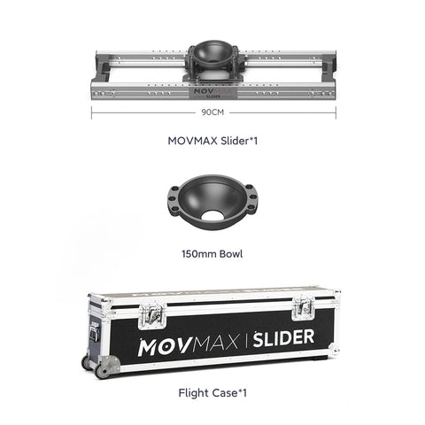 MOVMAX Slider For Professional Cinematographer 90/120/150/210cm