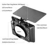 CGPro Indie Carbon Clamp on Mini-Matte box 4x4" / 4x5.65" Matte Box - CINEGEARPRO