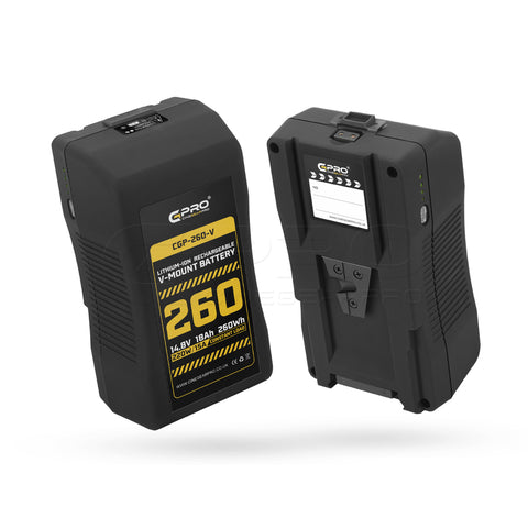 CGPro 260WH V-Mount Lithium-ion Rechargeable Battery 14.8V 18Ah