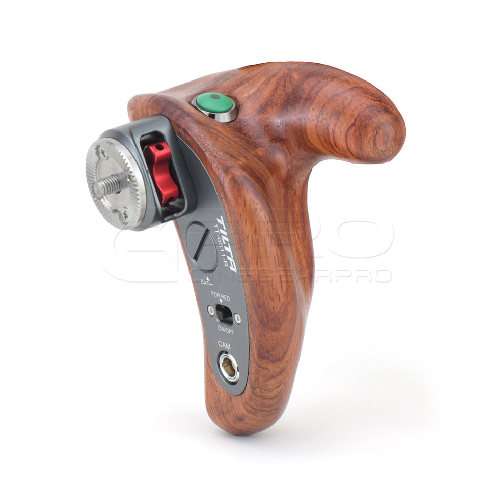 TiLTA TT-0511 Right Side Wooden Handle (with R/S button) For  GH5/A7s2/FS7/RED/ARRI/A6500 Cage