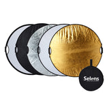 Selens Round 5-in-1 Reflector with Handle