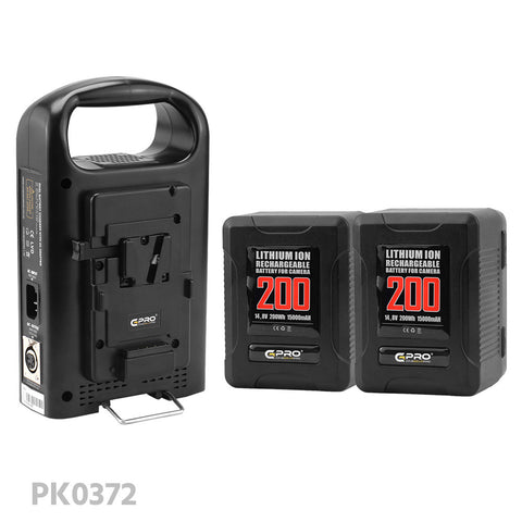 CGPro Ultra Small Size Mini V-Lock Li-Ion V-Mount Battery w/ USB Output (98-270Wh)