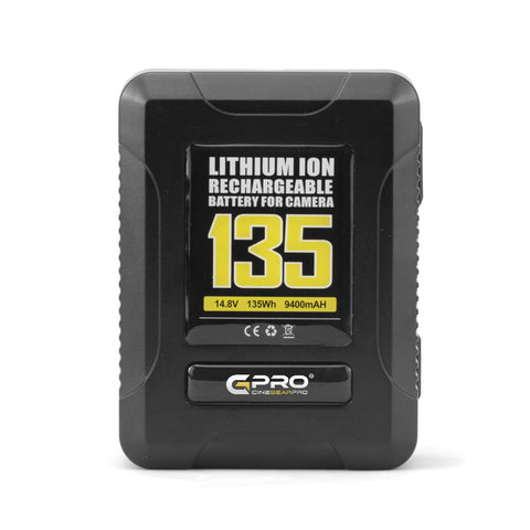 CGPro Ultra Small Size Mini V-Lock Li-Ion V-Mount Battery w/ USB Output (98-270Wh)