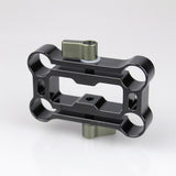 LanParte HRC-01 4 Hole Rod Raiser 15mm Rod Clamp Rod Clamps - CINEGEARPRO